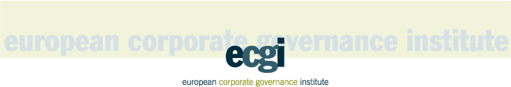 ECGI European Corporate Governance